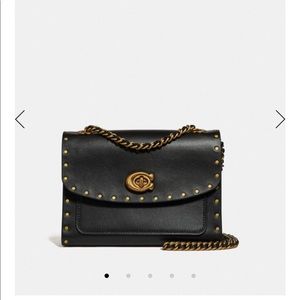 Coach Parker 18 Bag with Rivets